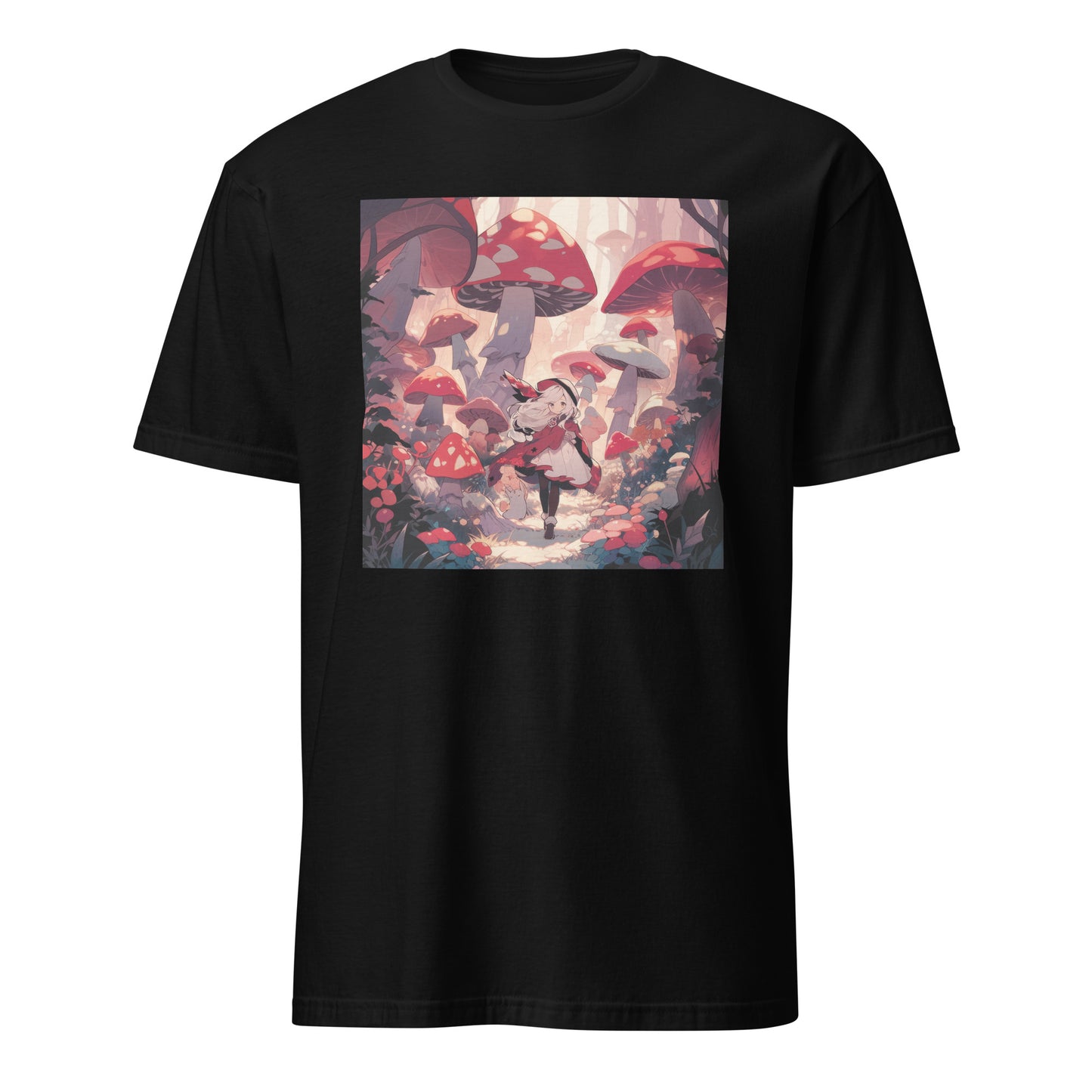 Shroom Riding Hood Forest Pastel Cottage Unisex Tee
