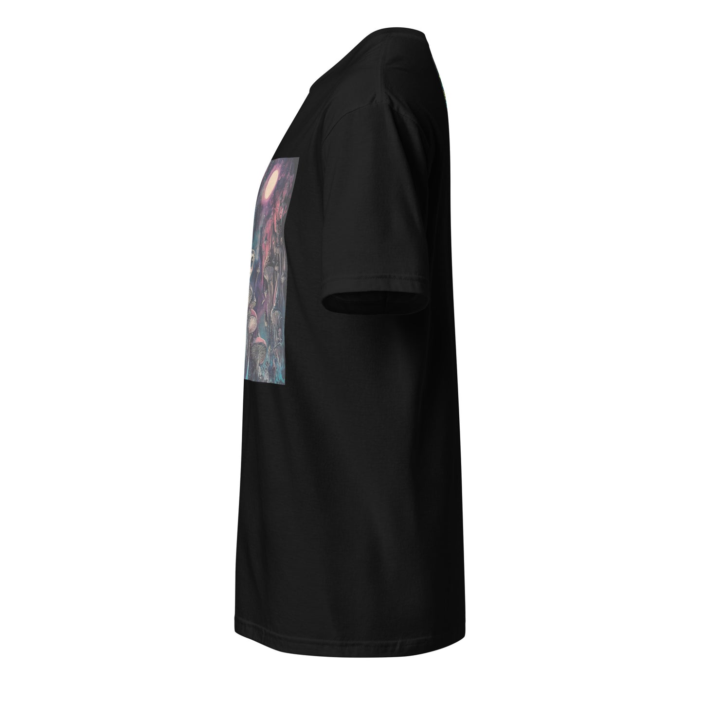 Shroom Stalk Uv Night Drip Hallows Eve Moon Short-Sleeve Unisex T-Shirt