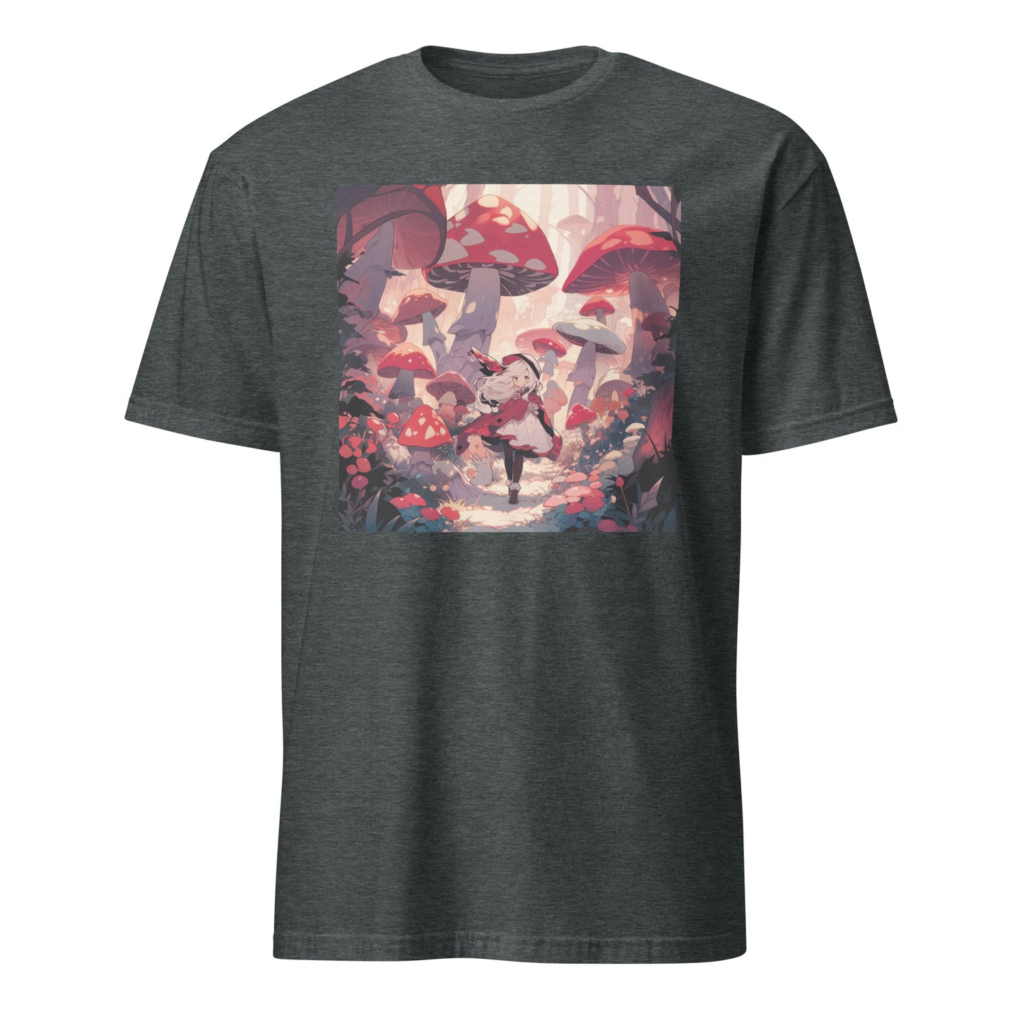 Shroom Riding Hood Forest Pastel Cottage Unisex Tee