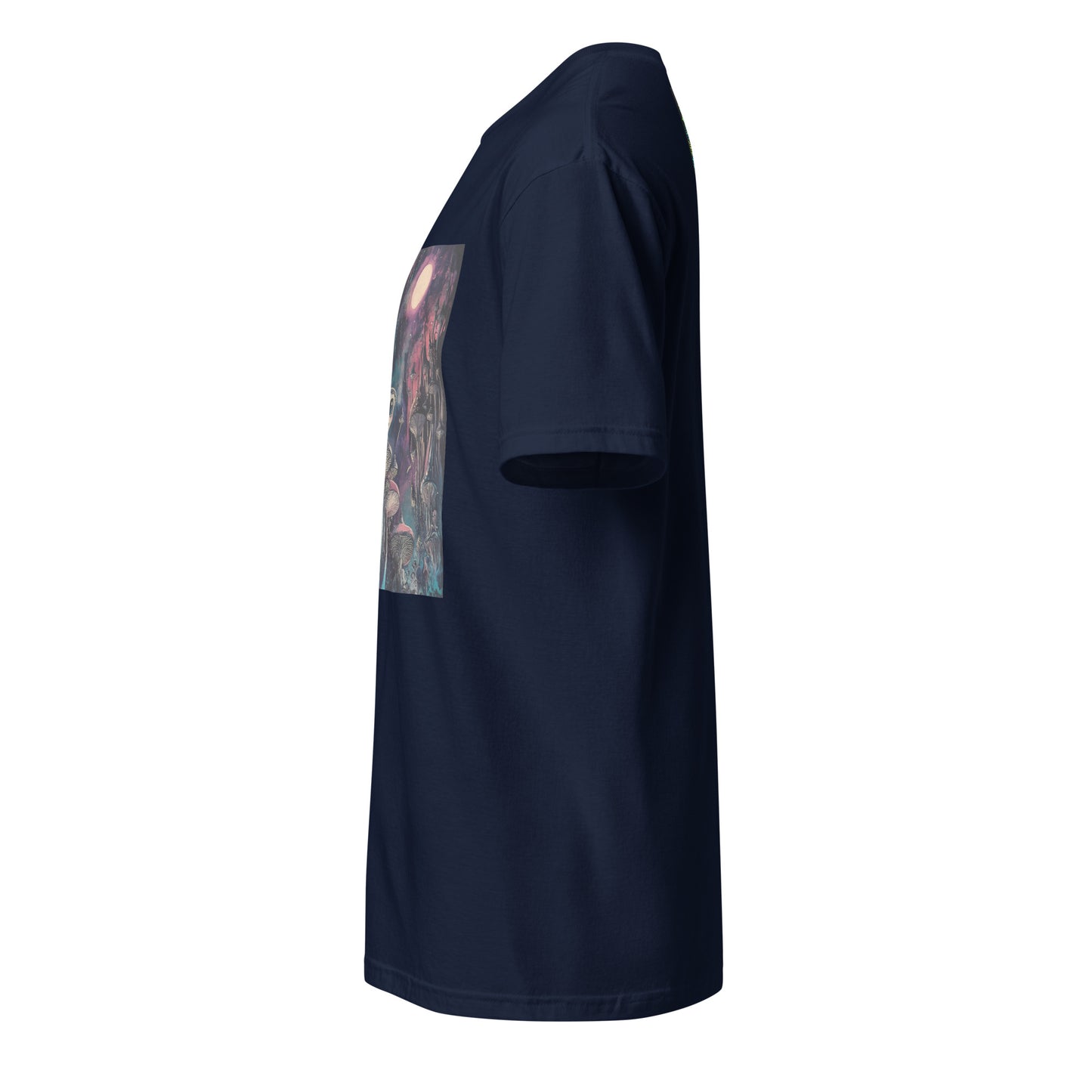 Shroom Stalk Uv Night Drip Hallows Eve Moon Short-Sleeve Unisex T-Shirt