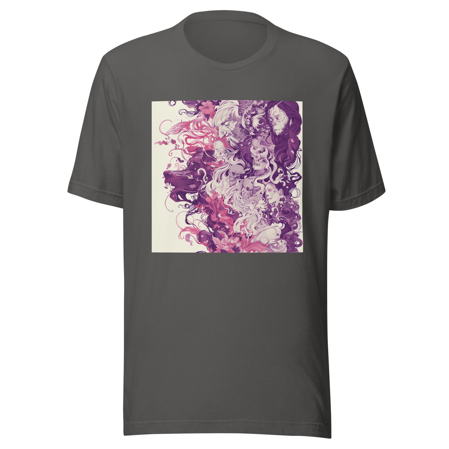 Purple Pink Swirl Scene Unisex Tee