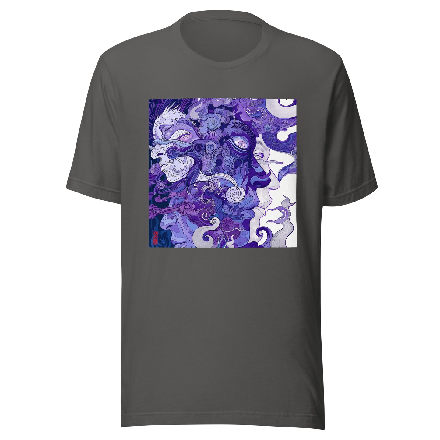 Purple Wave Profile Avant Faces Smoke Swirl Unisex Tee