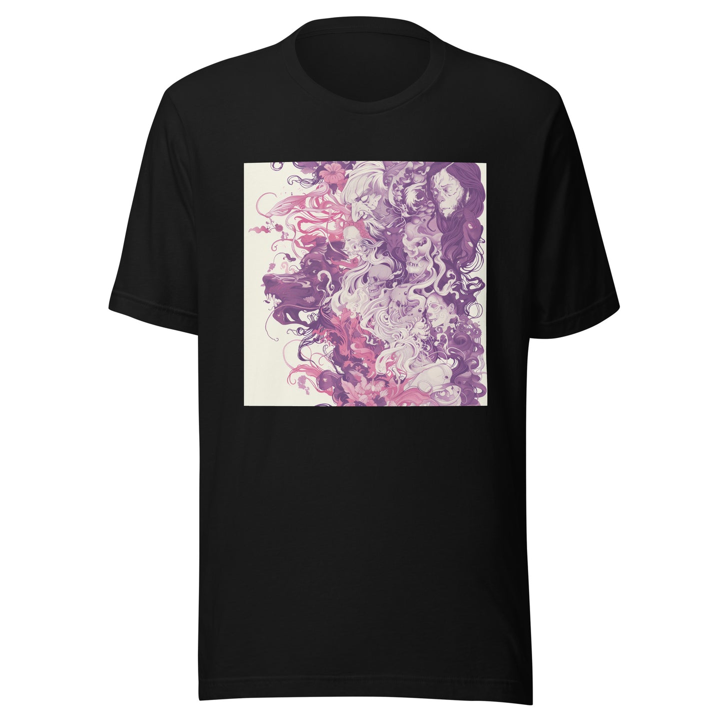Purple Pink Swirl Scene Unisex Tee