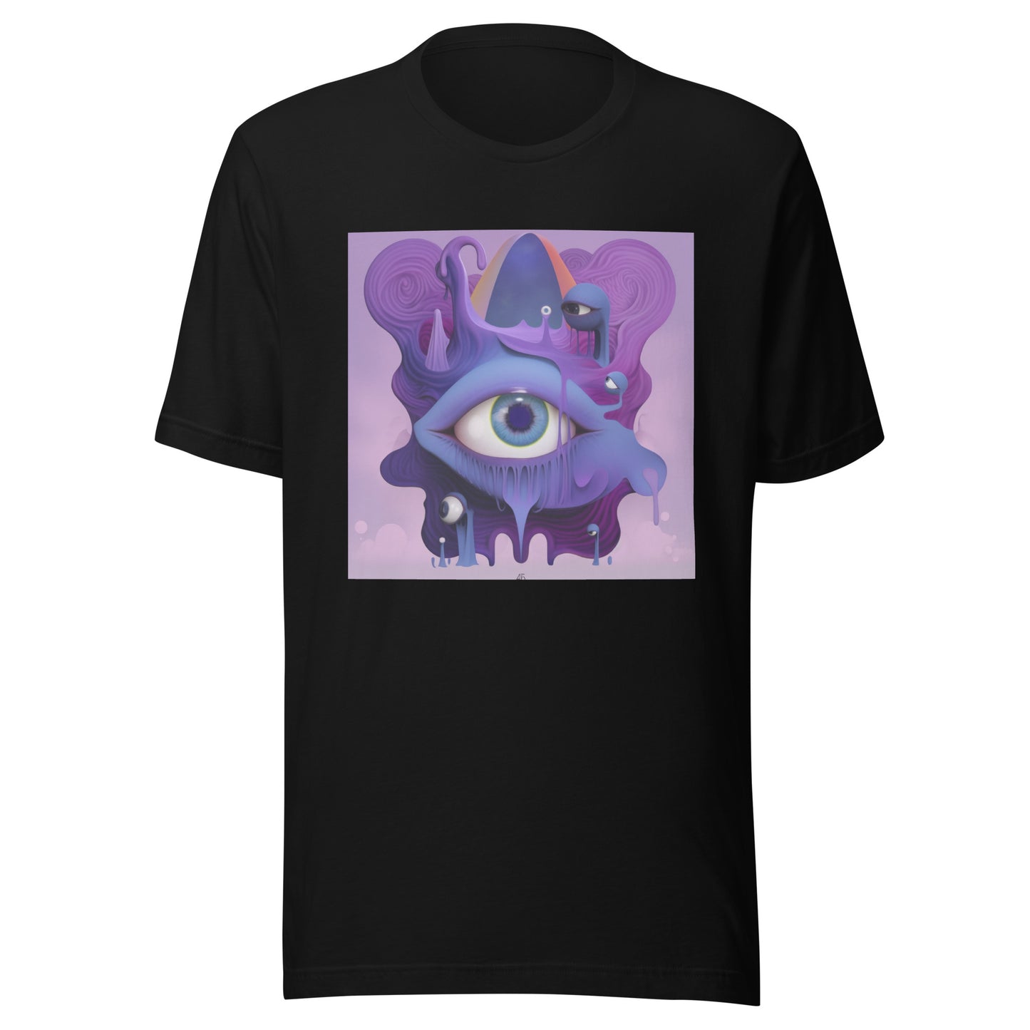 Purple Wierdcore eyedrip Picas Abstract Unisex Tee