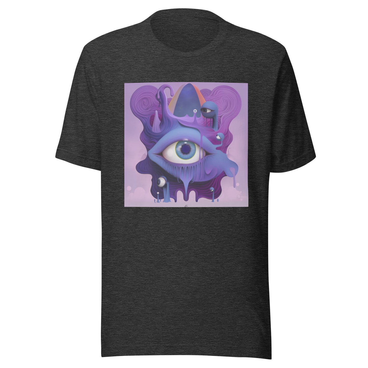 Purple Wierdcore eyedrip Picas Abstract Unisex Tee