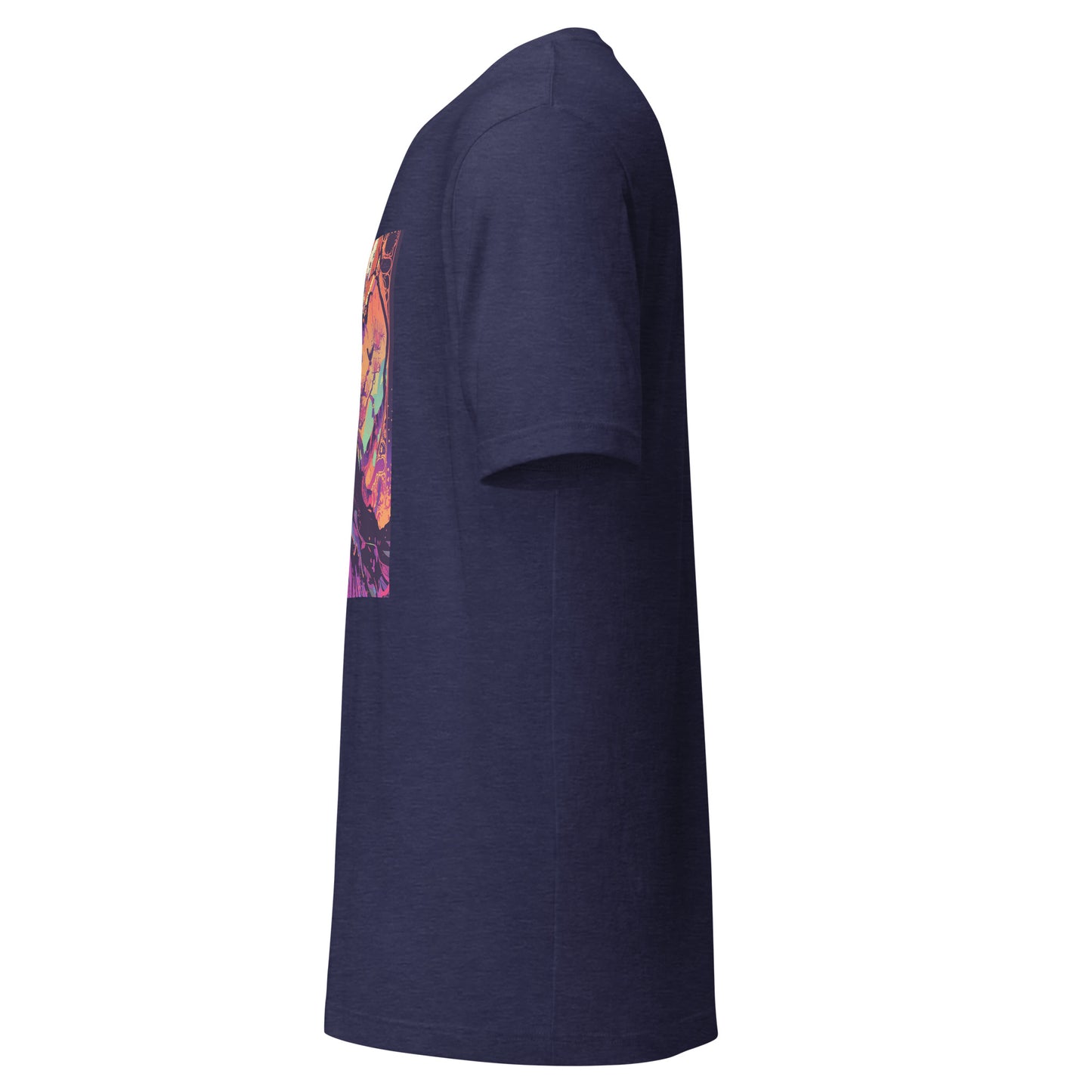 Orange Avant Garde Skull Anime Witch Unisex Tee