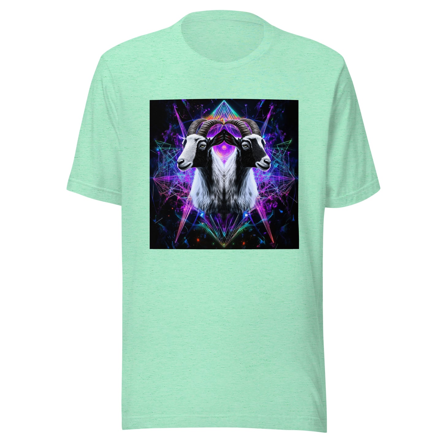 Goat Sacred Geometry Fractal Unisex Tee