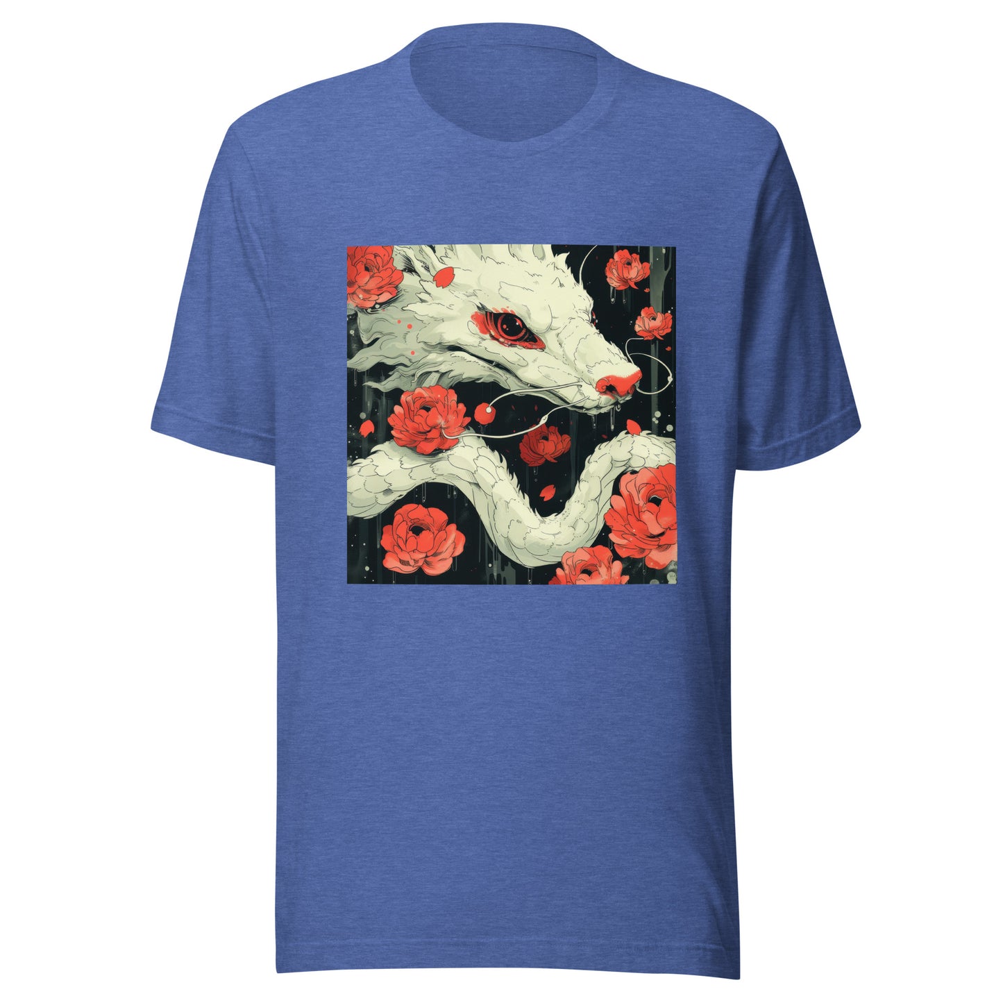 Floral Wolf Japan Unisex Tee