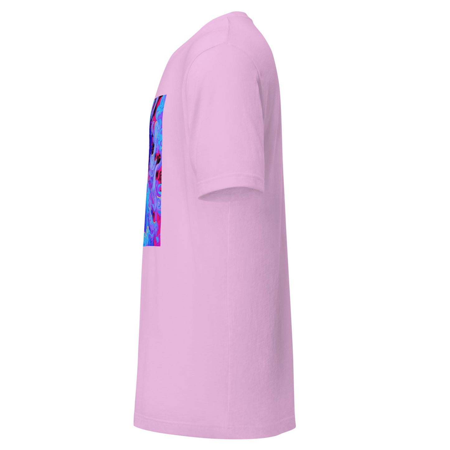 Red Purple Laava Uv Lady Goddess Smoke Unisex Tee