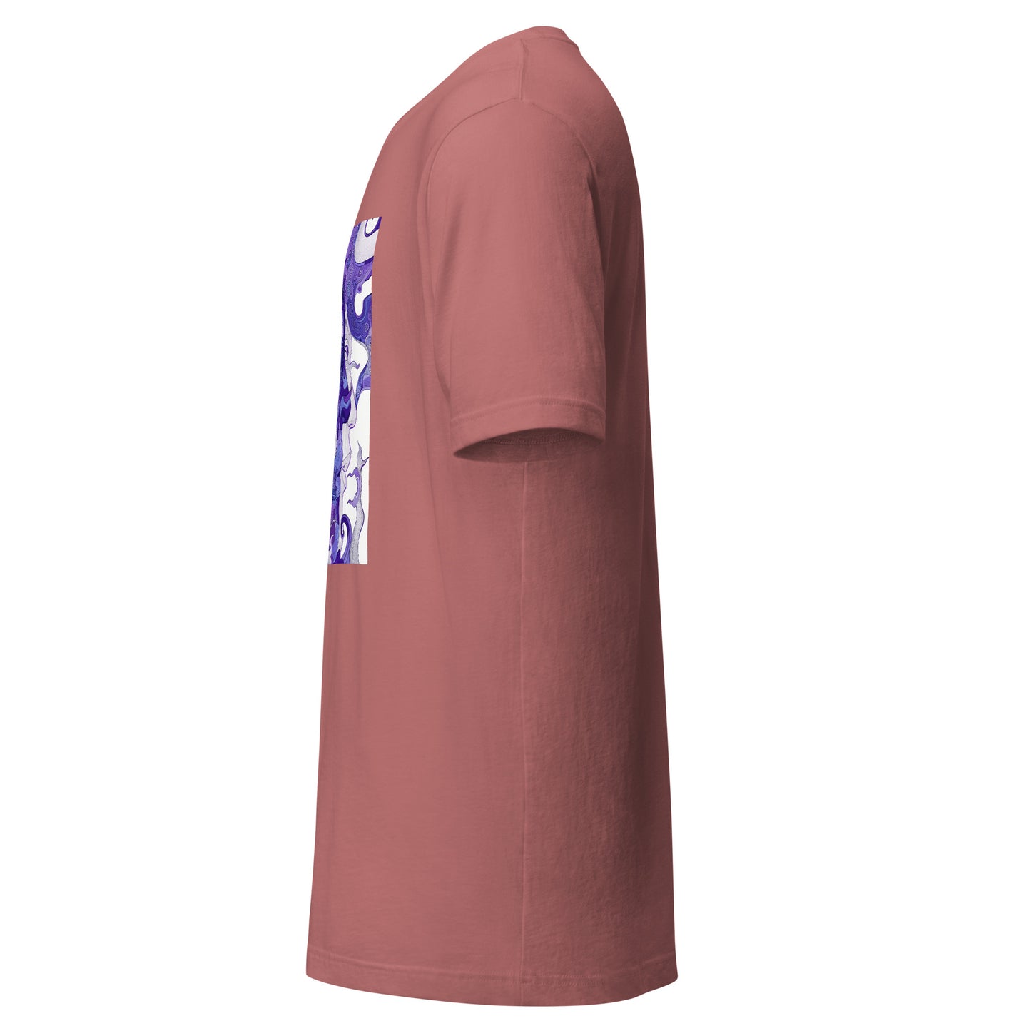 Purple Wave Profile Avant Faces Smoke Swirl Unisex Tee