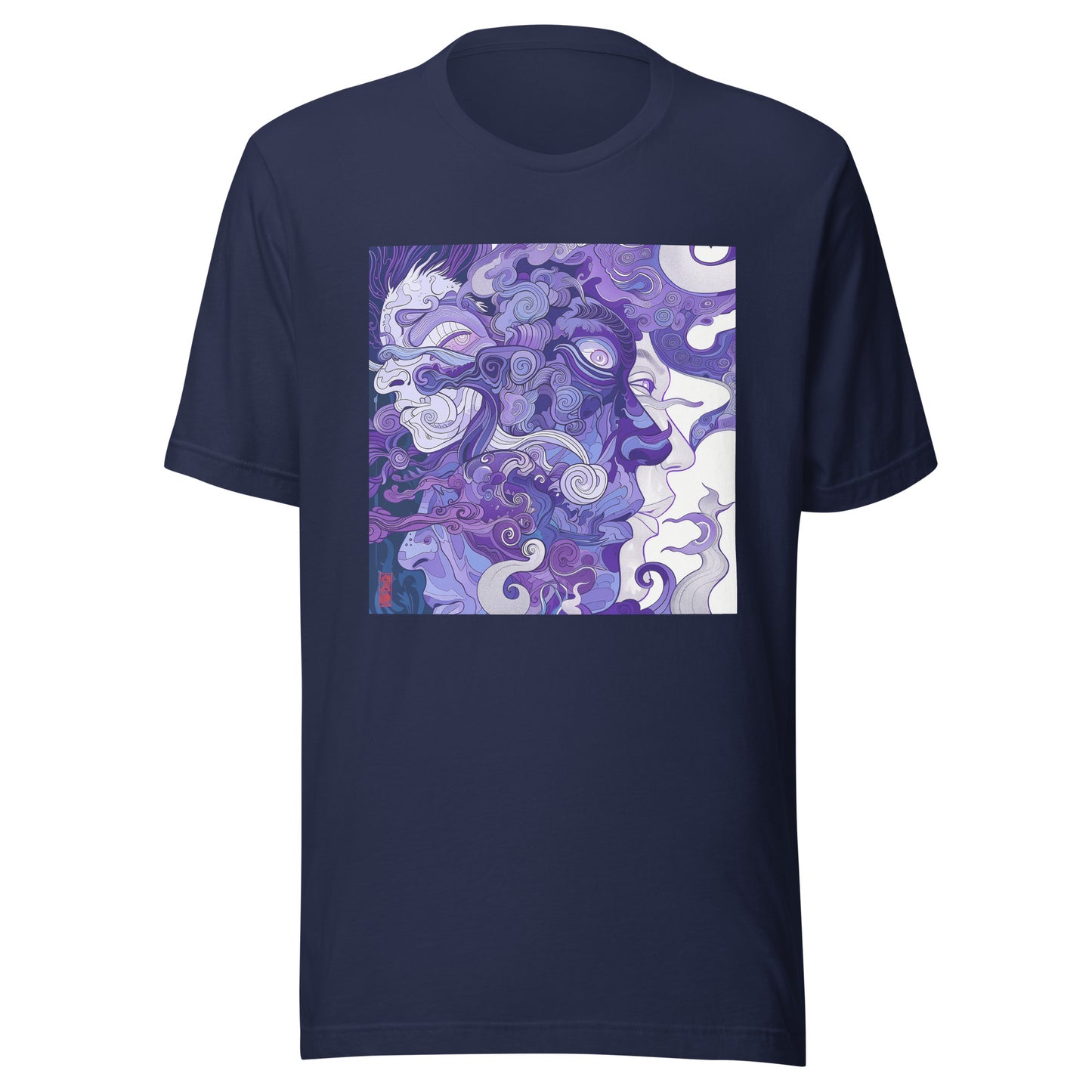Purple Wave Profile Avant Faces Smoke Swirl Unisex Tee