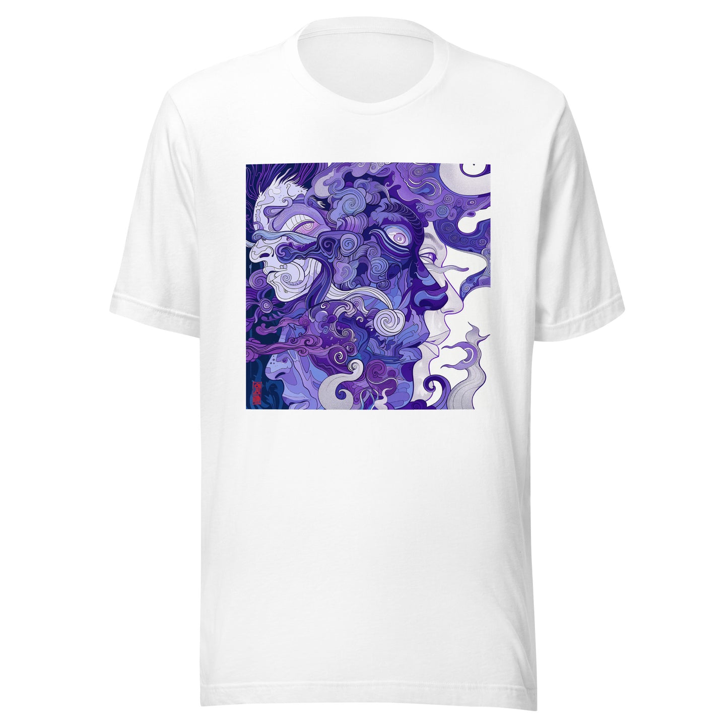 Purple Wave Profile Avant Faces Smoke Swirl Unisex Tee