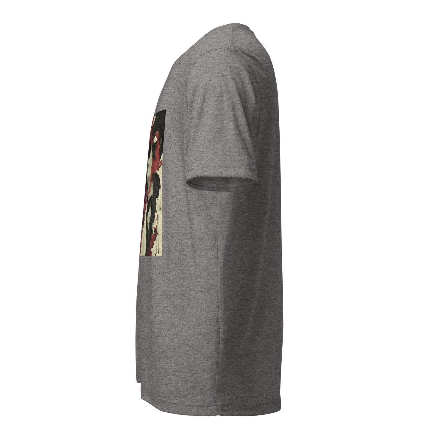 Smoke Drip Face Floral Avant Rock Album Coveresque Art Unisex Tee
