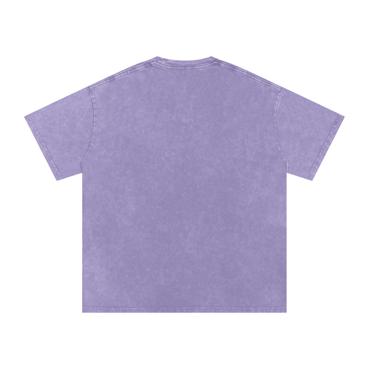 Raccoon Rorshach Moon Lotus Drip Snow Washed Oversized Cotton T-Shirt