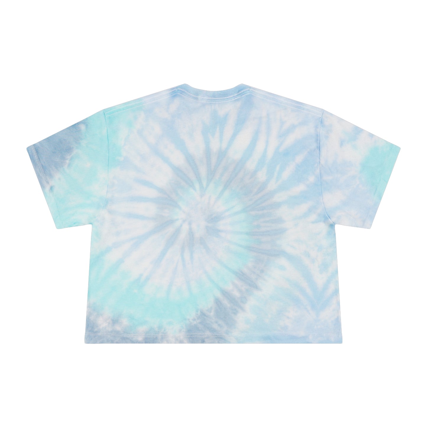 Good Vibes Floral Boho fairy Crop Pastel boxy candy tie dyeWomen's Tie-Dye Crop Tee