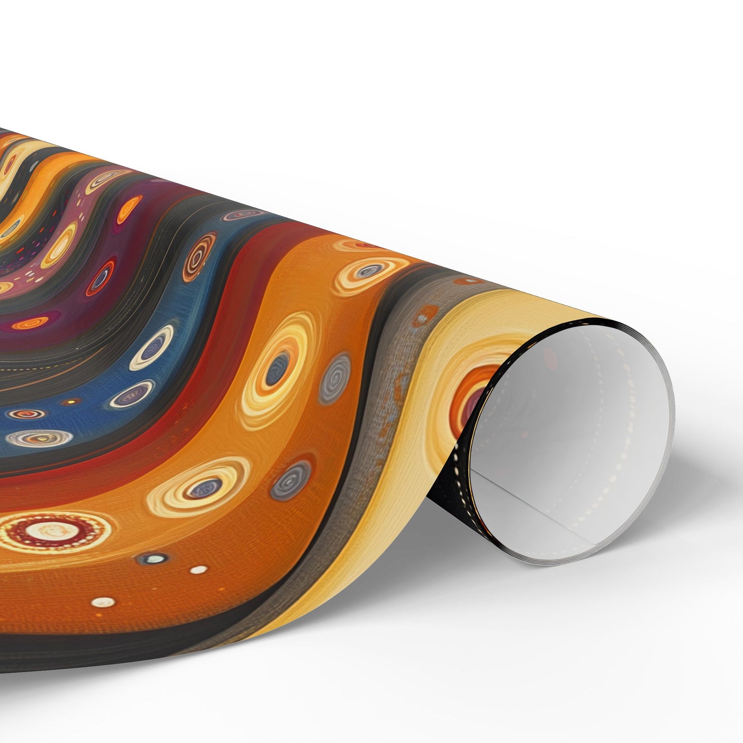 Swirl Celestial Orb Sun Glow Pattern Wrapping Papers