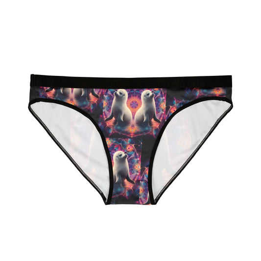 Dancing fractal geometry Psy festival Harp Seals Women's Underwear (AOP)