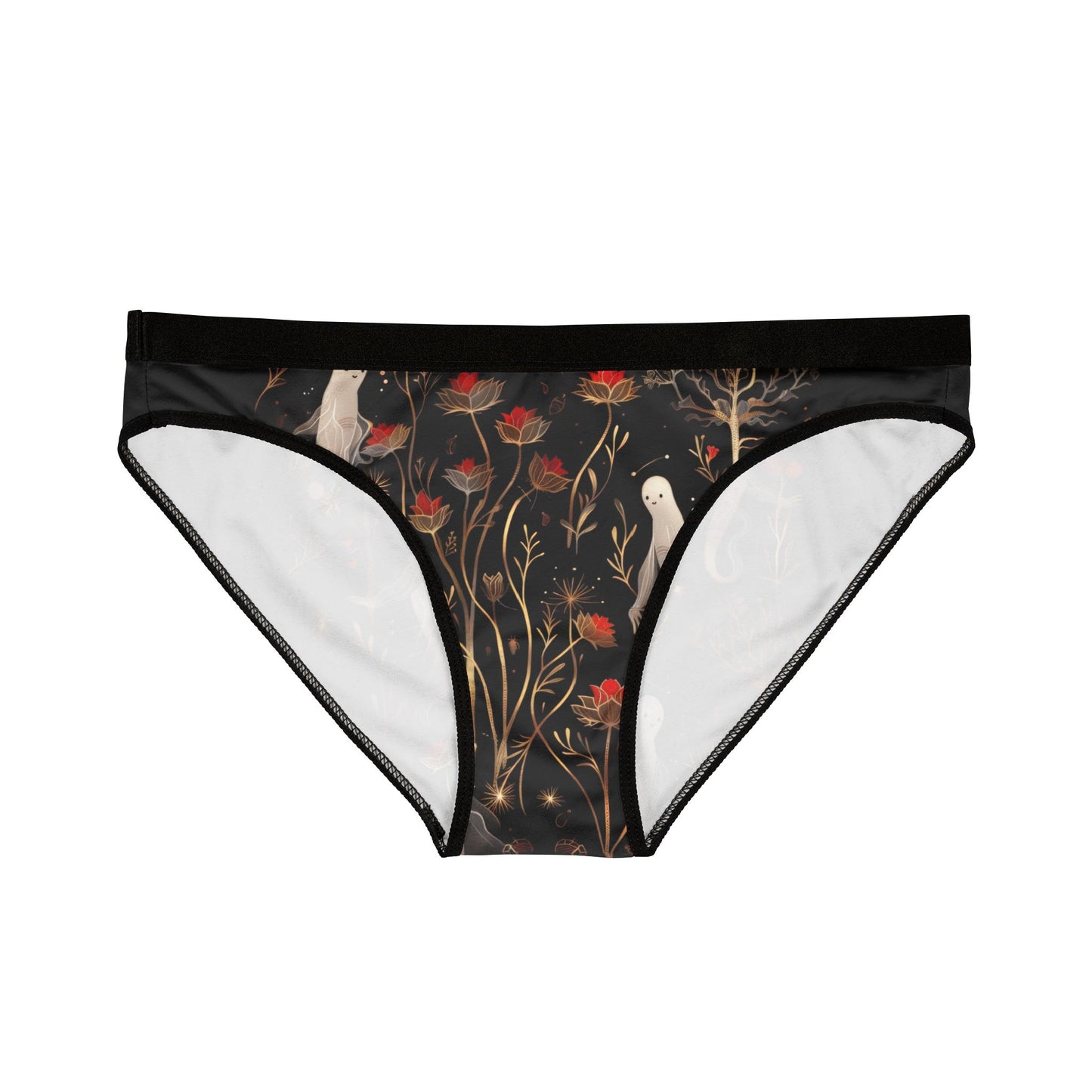 Ghost floral drip fall scene Women's Underwear (AOP)