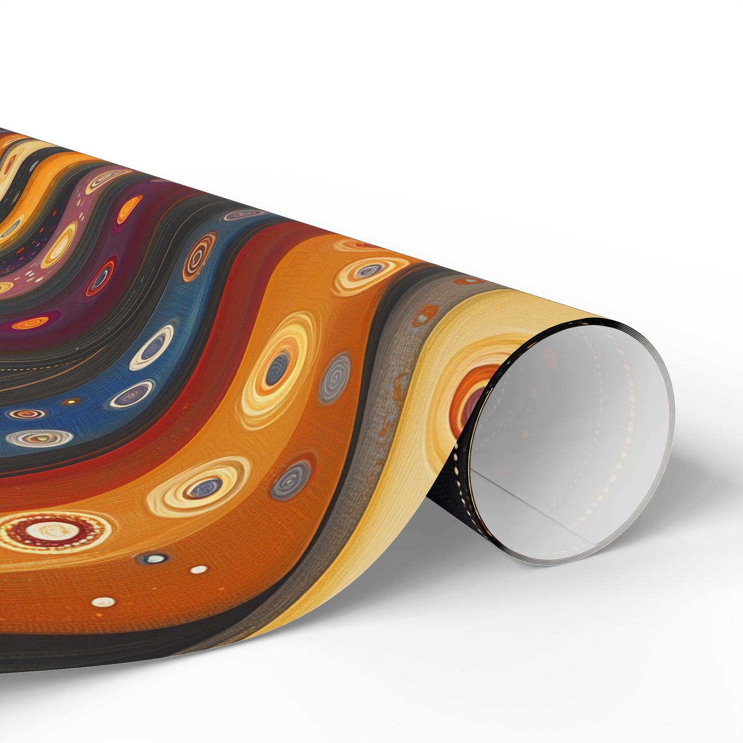Swirl Celestial Orb Sun Glow Pattern Wrapping Papers