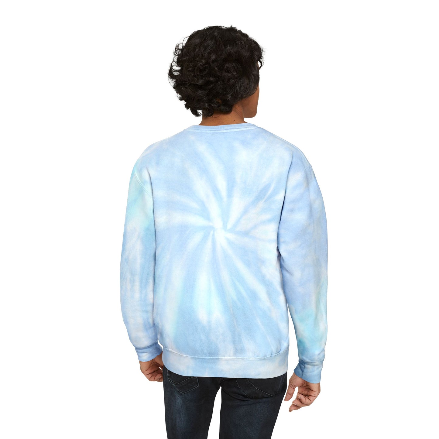 Psychedelic Bear Grateful Pond Drip Unisex Tie-Dye Sweatshirt