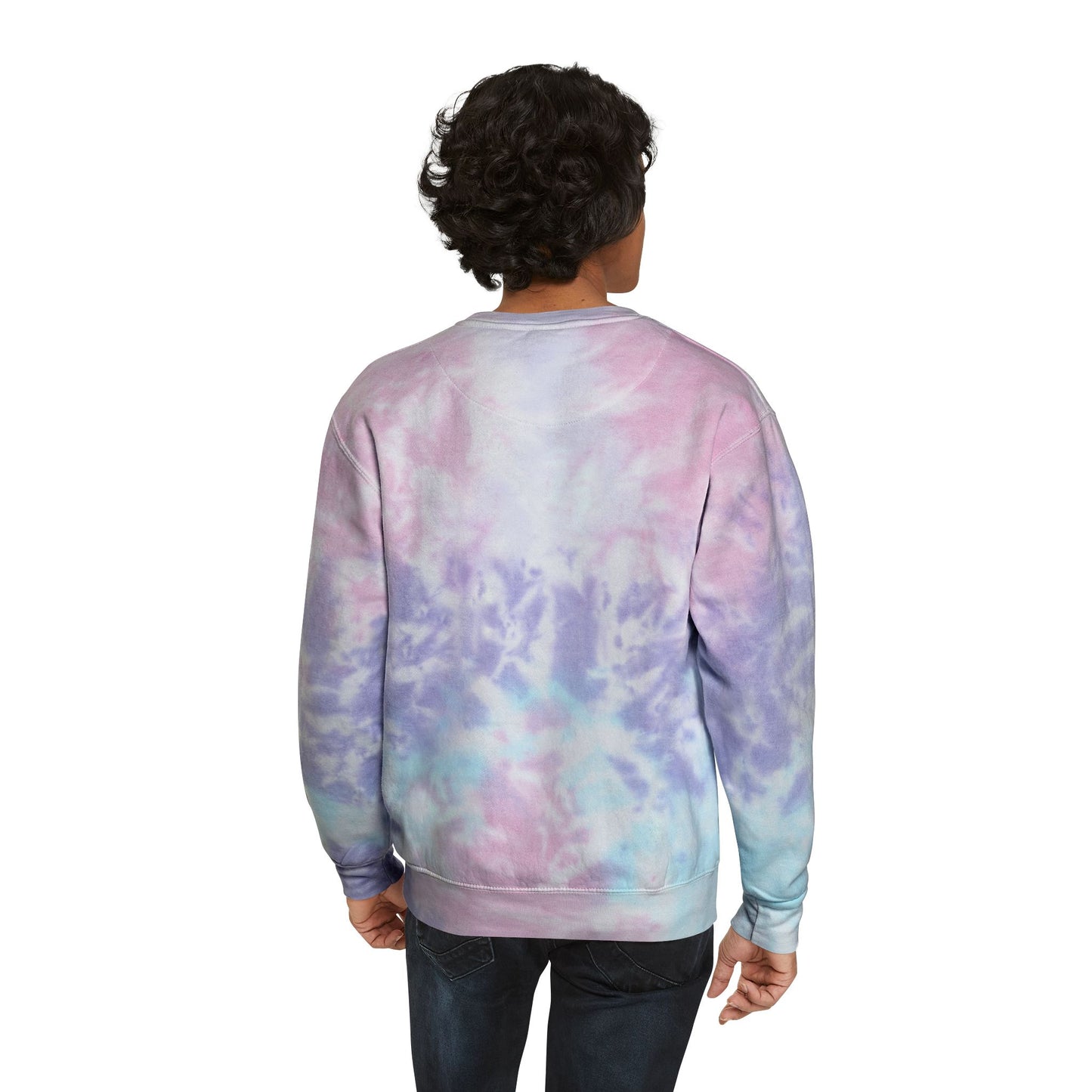 Psychedelic Bear Grateful Pond Drip Unisex Tie-Dye Sweatshirt