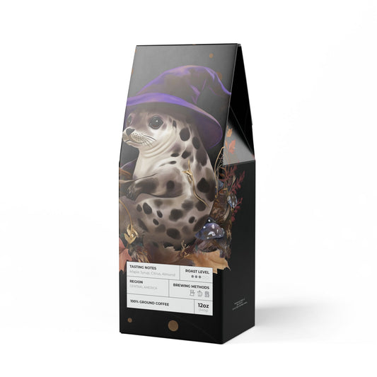 ShamanInk Spotted Seal Fall Chocolate Maple Citrus AlmondCoffee Blend (Medium Roast)
