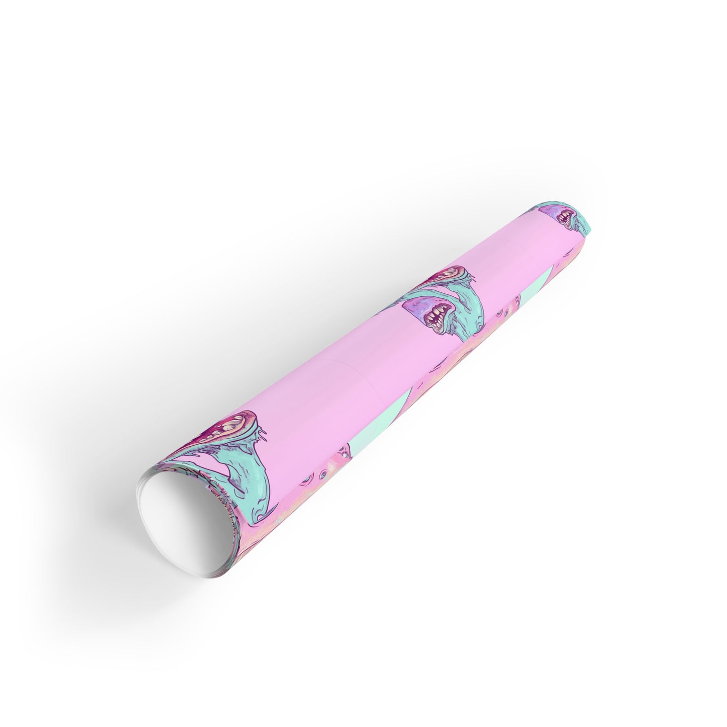 Pastel Ombre Mushroom Gift Wrapping Paper Rolls, 1pc