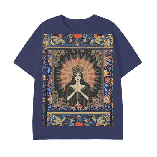 Slavic Boho Retro DMT Levant Boho Ancient Goddess Nile Vision Unisex Classic T-Shirt - 180 GSM