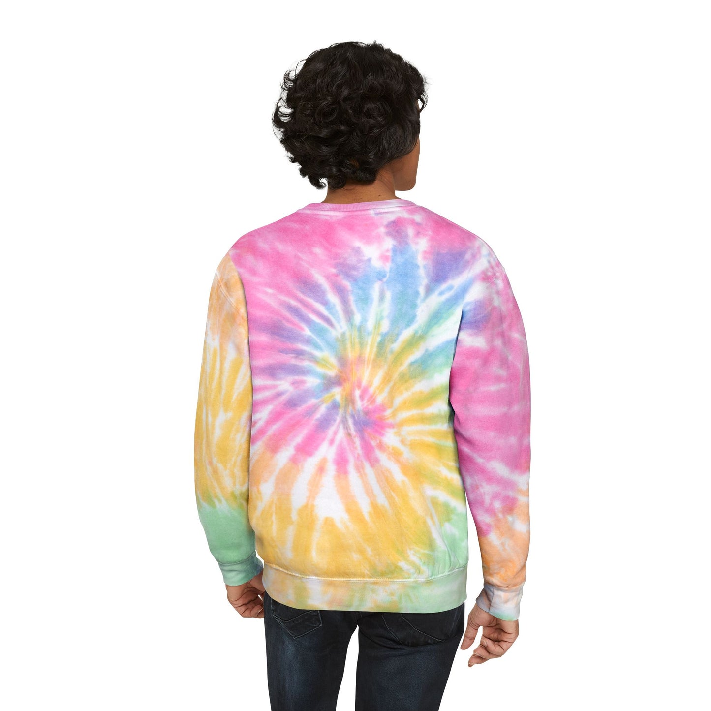 Psychedelic Bear Grateful Pond Drip Unisex Tie-Dye Sweatshirt