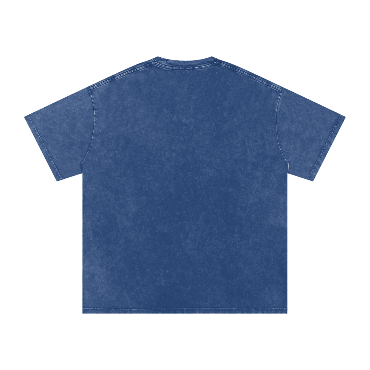 Raccoon Rorshach Moon Lotus Drip Snow Washed Oversized Cotton T-Shirt