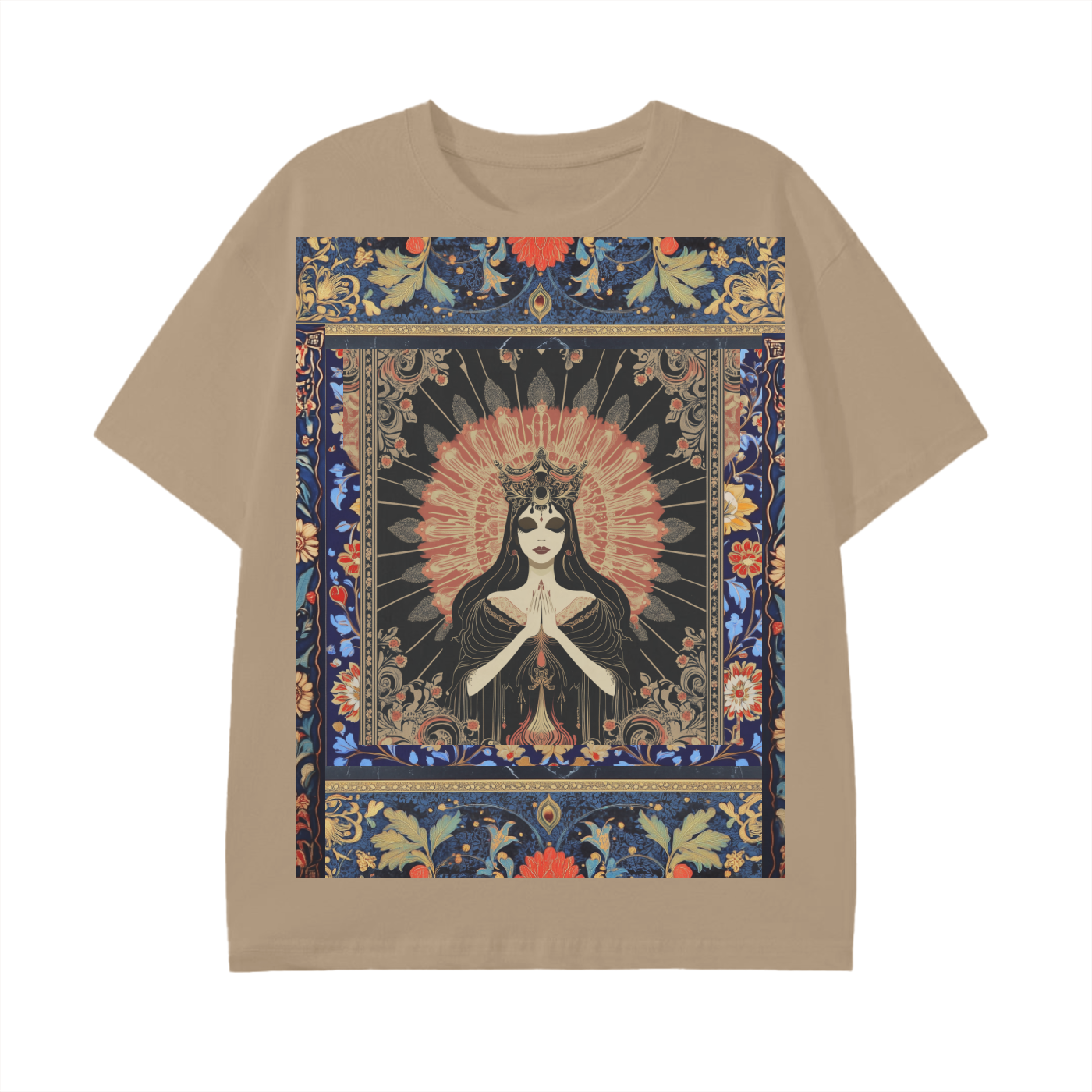 Slavic Boho Retro DMT Levant Boho Ancient Goddess Nile Vision Unisex Classic T-Shirt - 180 GSM