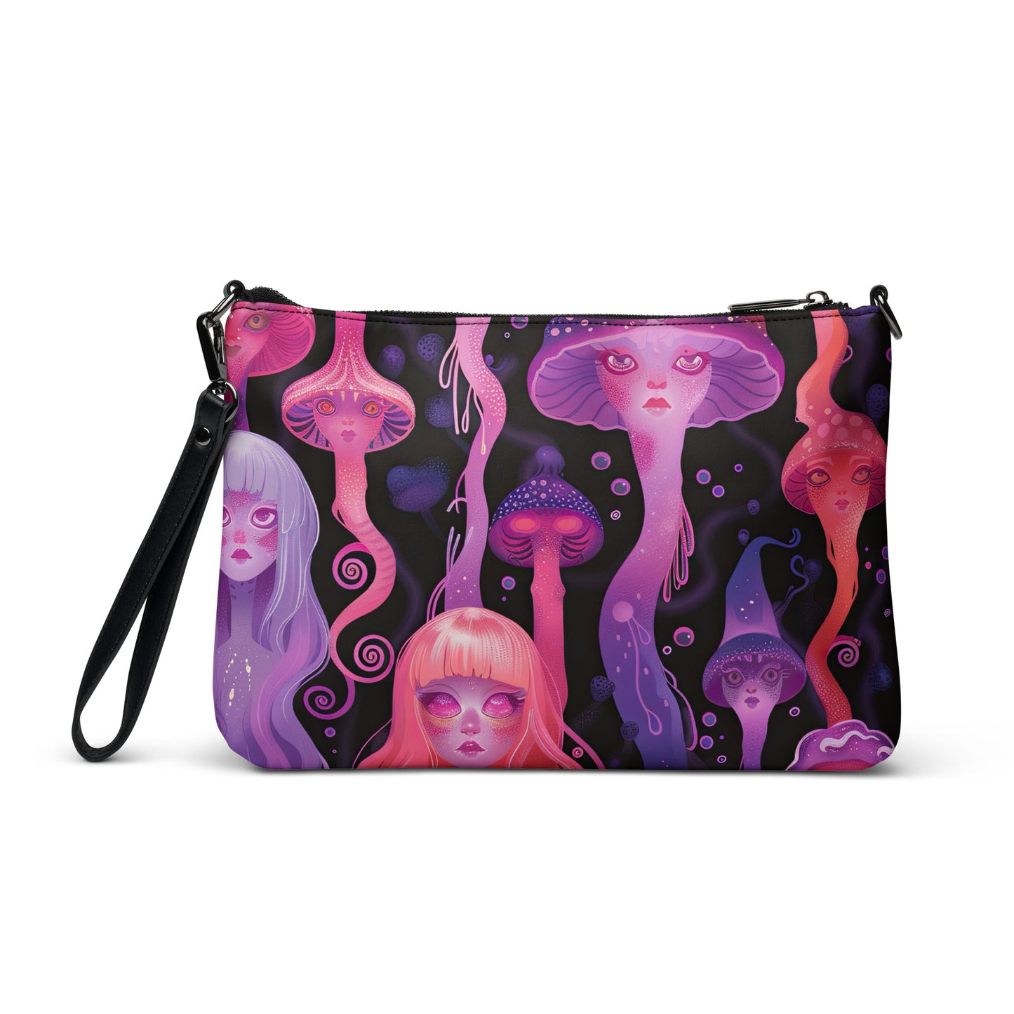 Lava UV Pink Purple Pastel Jellyfish Spirit Crossbody bag