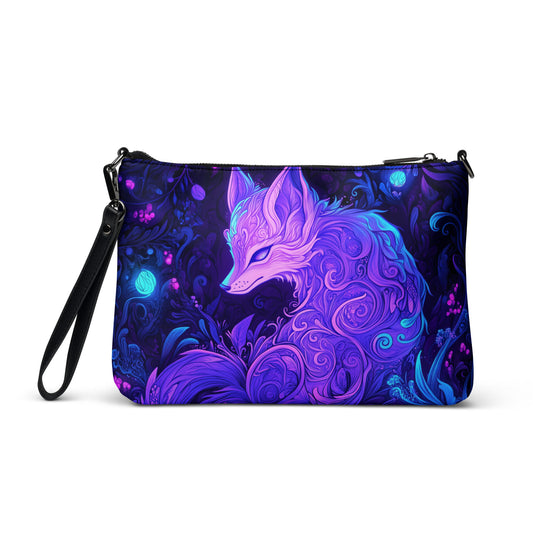 Fox Spirit UV color Enchanted Wonderland Cottagecore Woods Crossbody bag