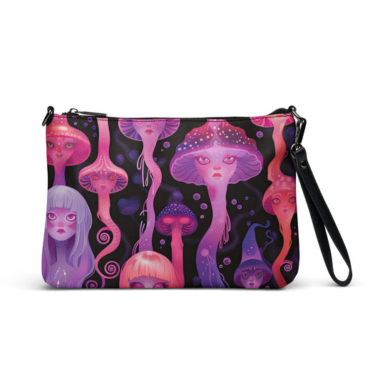 Lava UV Pink Purple Pastel Jellyfish Spirit Crossbody bag