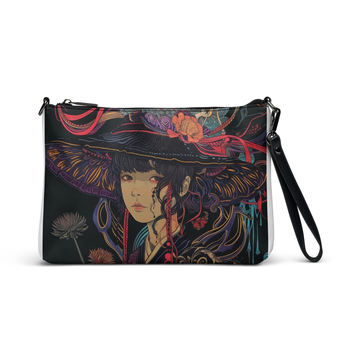 Avant Moth Goddess Floral Headress Lady Crossbody bag