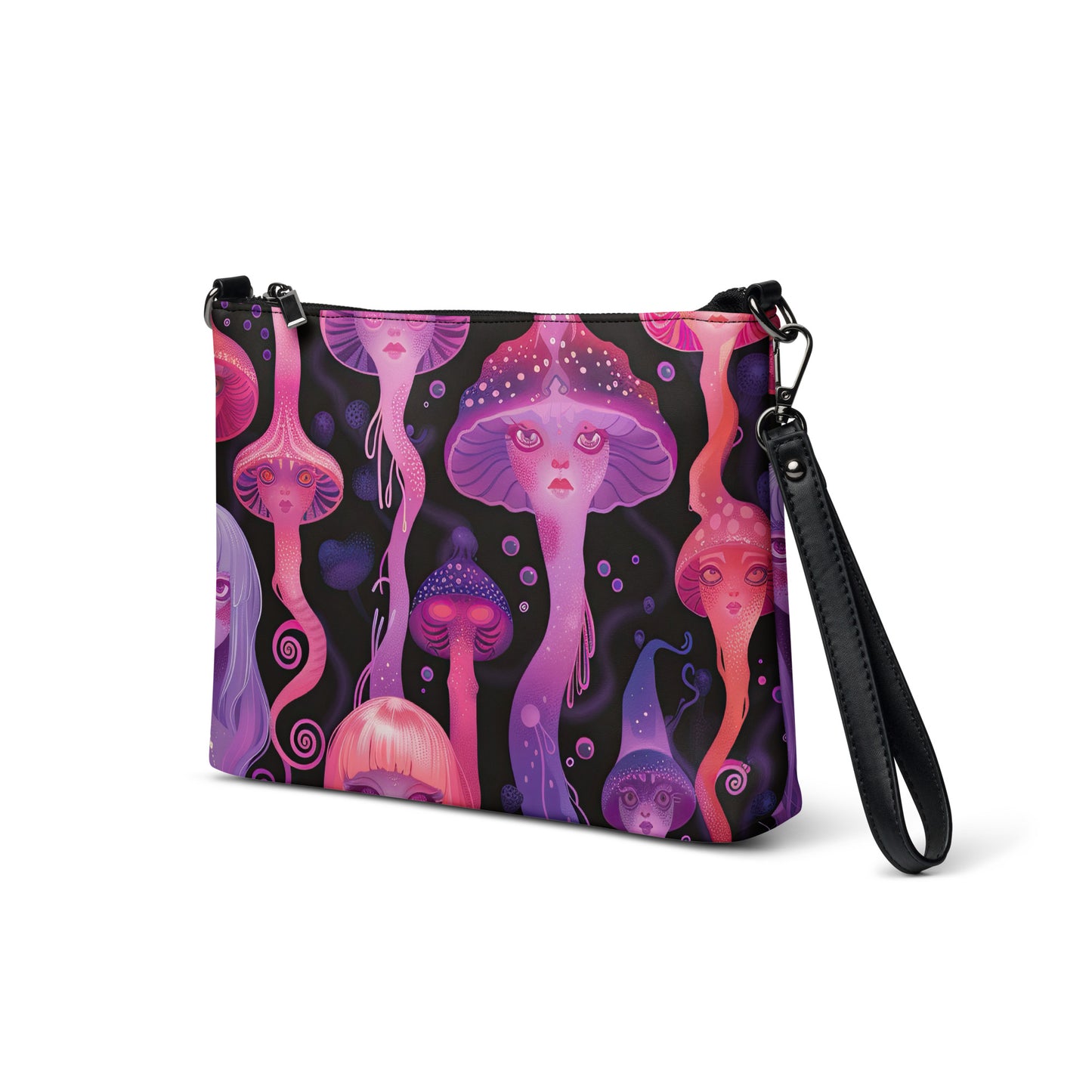 Lava UV Pink Purple Pastel Jellyfish Spirit Crossbody bag