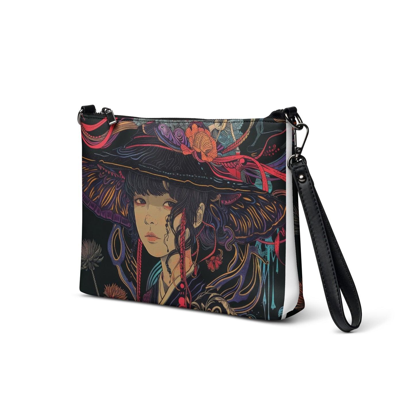 Avant Moth Goddess Floral Headress Lady Crossbody bag