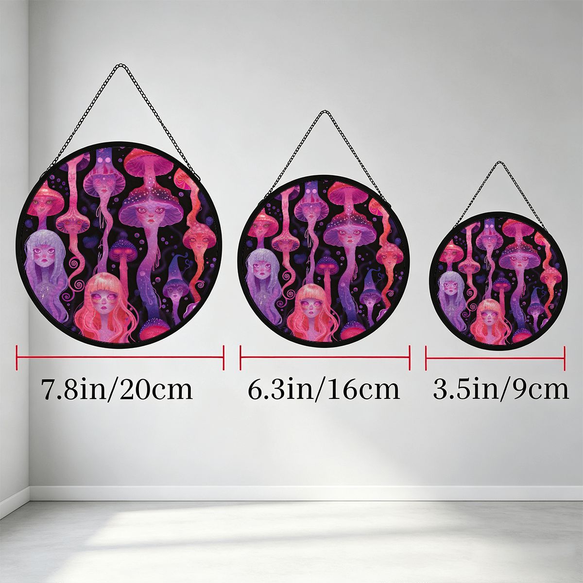 Jellyfish Stained Glass SuncatcherJellyfish Pastel Laava lamp Anime Drip Neon Glow Purple Pink Pastel Rave Goddess Window Hanging