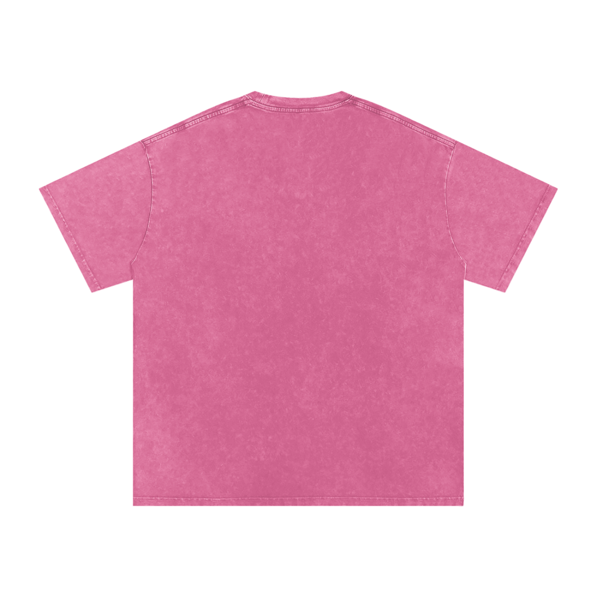 Raccoon Rorshach Moon Lotus Drip Snow Washed Oversized Cotton T-Shirt