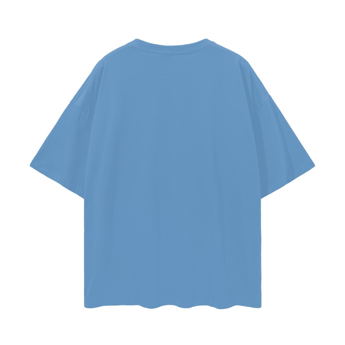 Capybara Thai Boba Tea Pastel core Kawaii Oversize Deep Drop Shoulder Tee