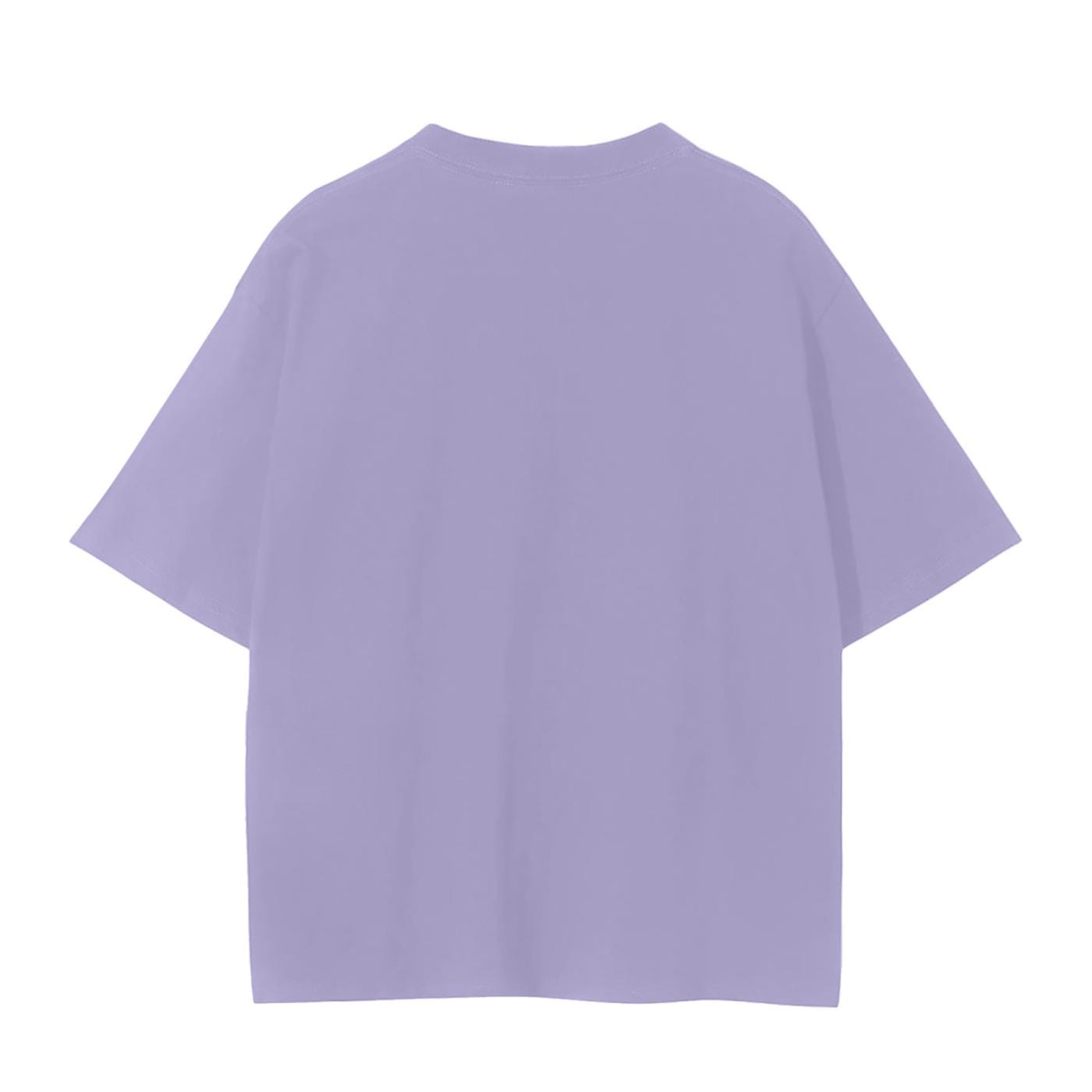 Moo Deng Baby Hippo Tee  Purple Flames Biting Boot Unisex Graphic Shirt