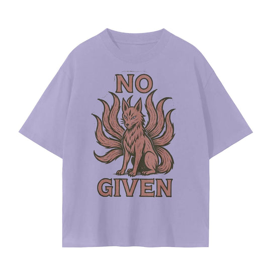 Kitsune TShirt  No Fox Given Japanese Yokai Nine Tails Graphic Tee