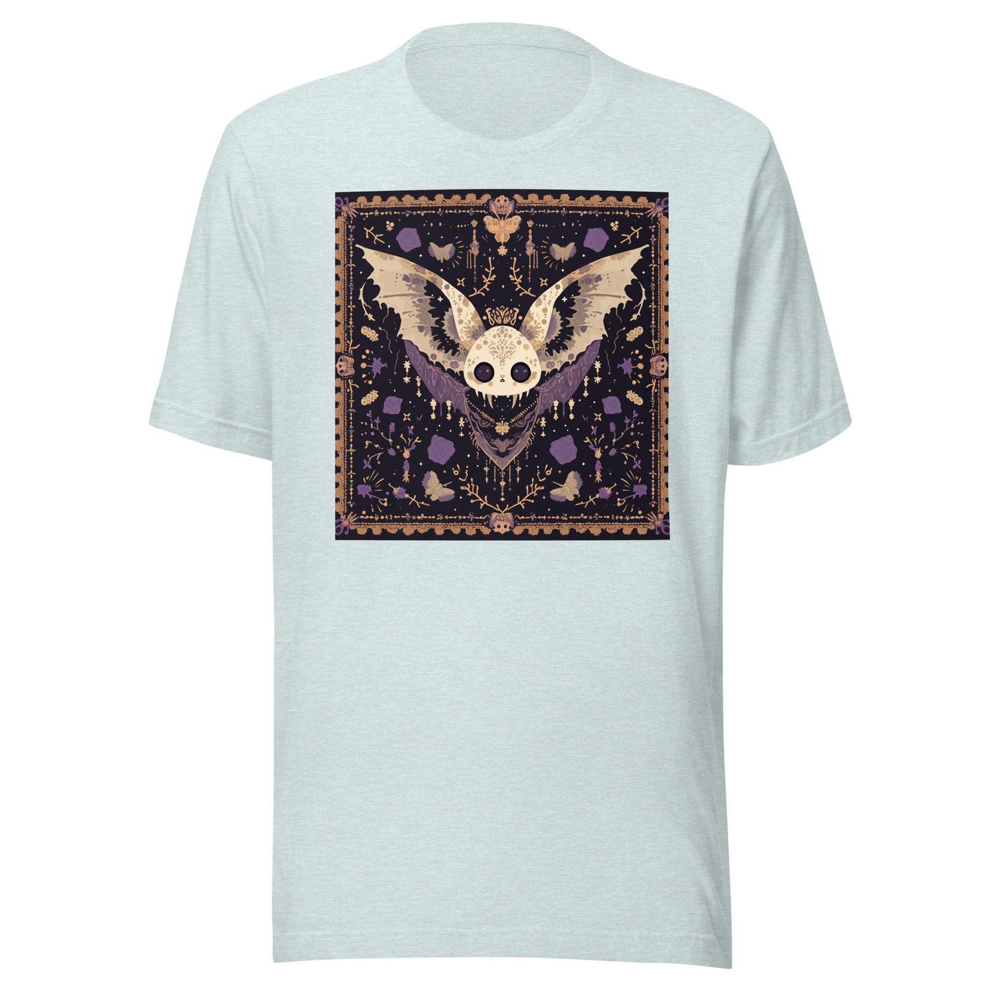 Chibi Anime Dumpling Bat Moth Pastel Goth Tile Unisex t-shirt