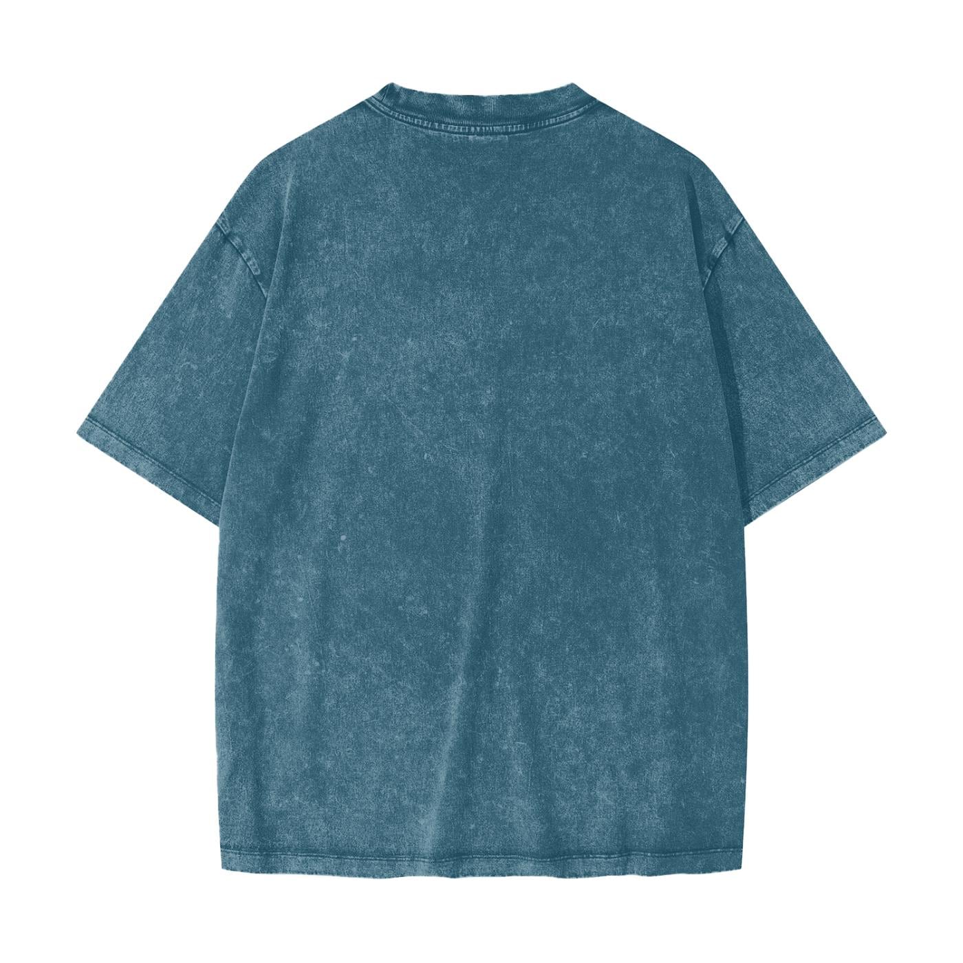 Pastel Glow Moonlit Fairy Nymph Grunge T-Shirt | Heavyweight Snow-Washed Tee