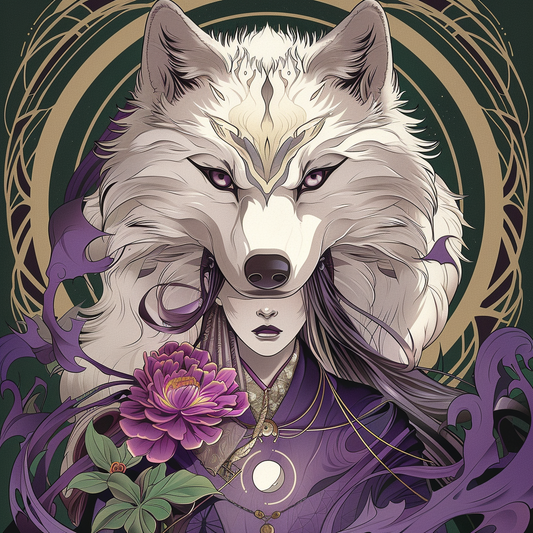 Wolf Man Orb Mystic Unisex Tee