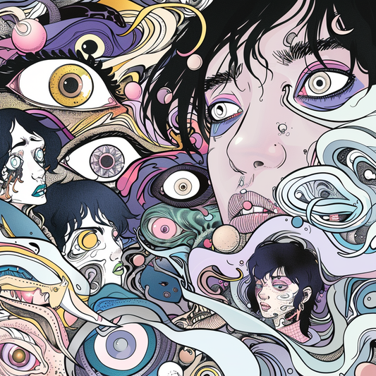 Eye Horror Girl Scene Anime Unisex Tee