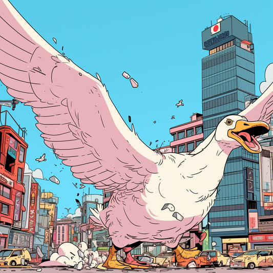 Blue Duck Zilla City Scape Unisex Tee