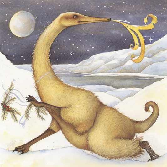 Anteater Mystic Snow Moon Deer Creature Moom Jurassic Dino  Unisex Tee