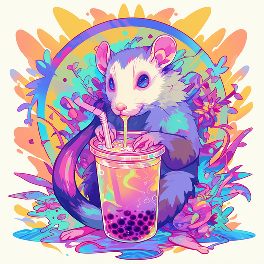 Possum Avant Bubble Tea Unisex Tee