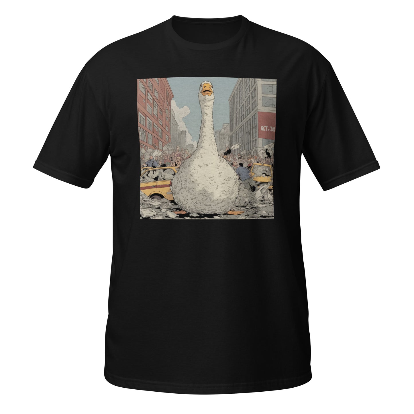 Goose Anime Car City Zilla Unisex Tee